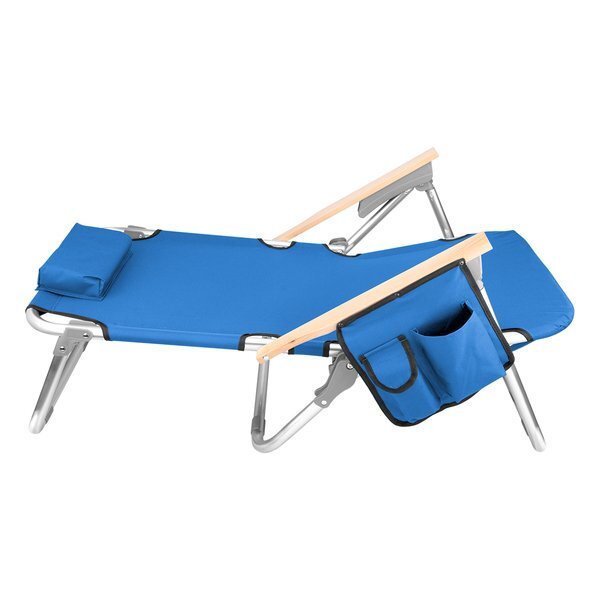 Portable Reclining Polyester Beach Chair