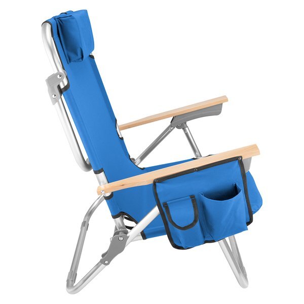 Portable Reclining Polyester Beach Chair