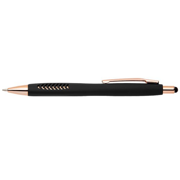 Avalon Softy Rose Gold Retractable Pen w/ Stylus