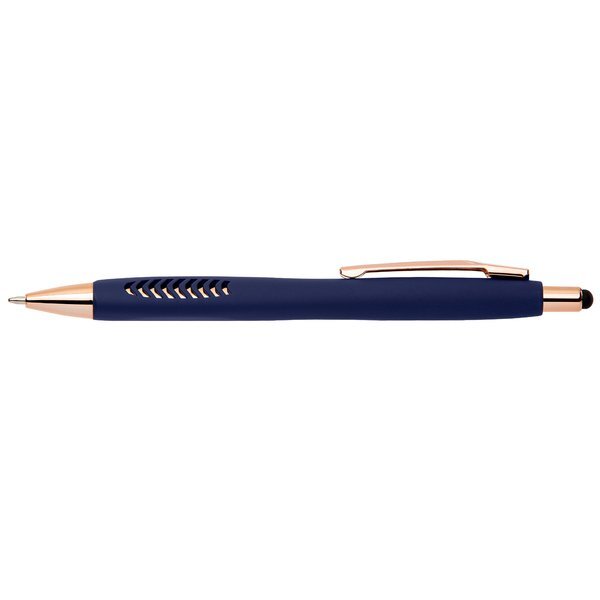 Avalon Softy Rose Gold Retractable Pen w/ Stylus
