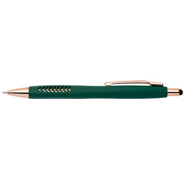 Avalon Softy Rose Gold Retractable Pen w/ Stylus
