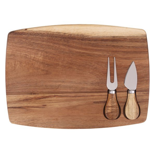 Acacia Cheese Board Set