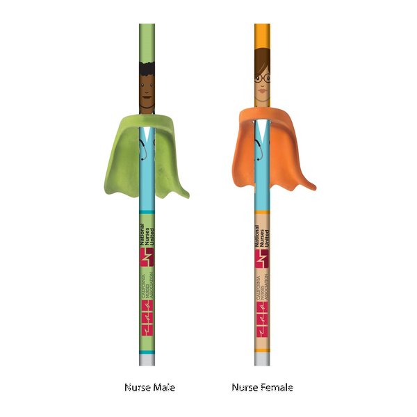 Nurse Healthcare Heroes Pencil with Eraser Cape