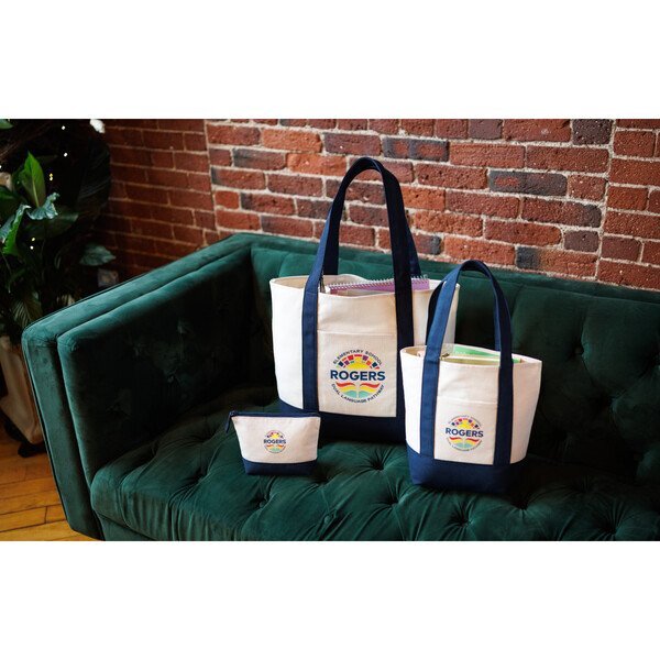 Large Cotton Canvas Tote