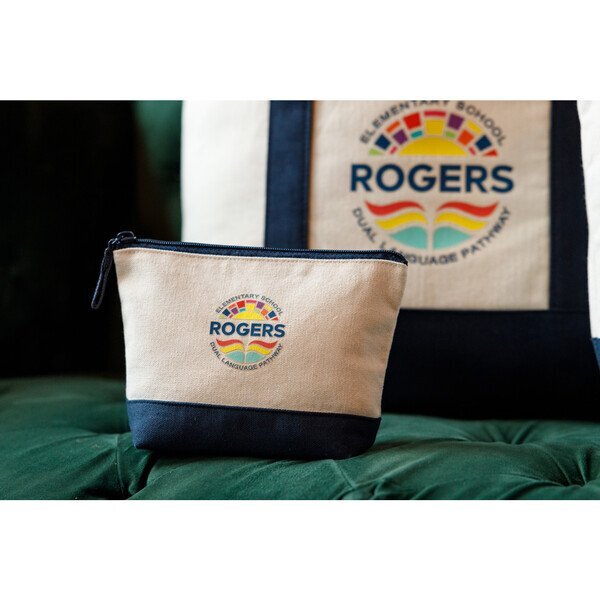 Canvas Zippered Pouch