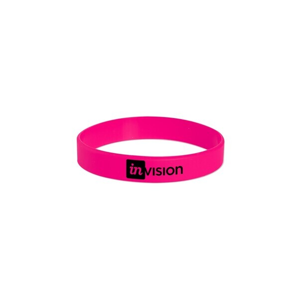 USA Made Screen Printed Silicone Wristband Bracelet