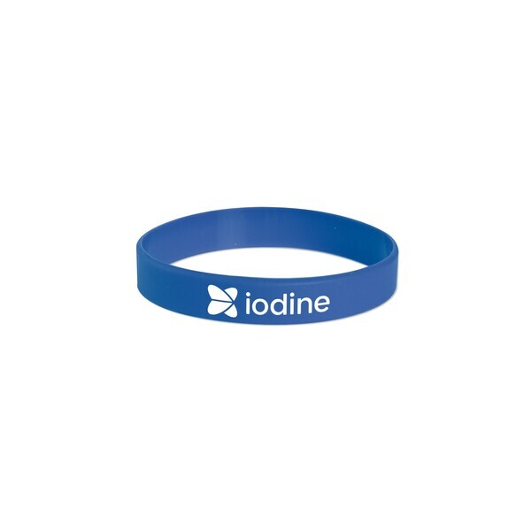 USA Made Screen Printed Silicone Wristband Bracelet