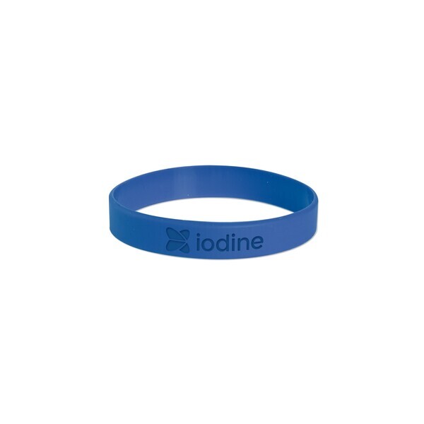USA Made Debossed Silicone Wristband Bracelet