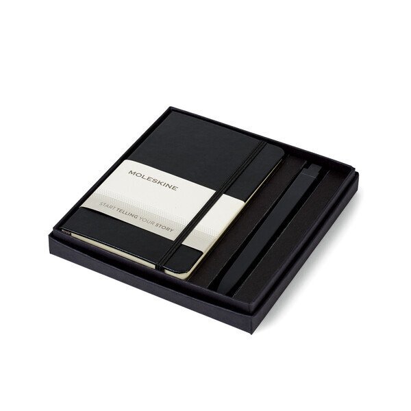 Moleskine® Pocket Notebook & GO Pen Gift Set