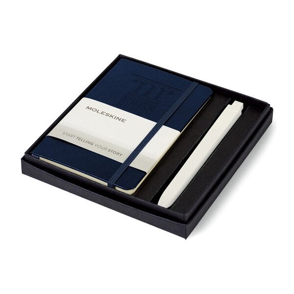 Moleskine® Pocket Notebook & GO Pen Gift Set