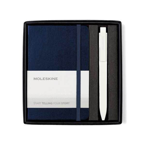 Moleskine® Pocket Notebook & GO Pen Gift Set