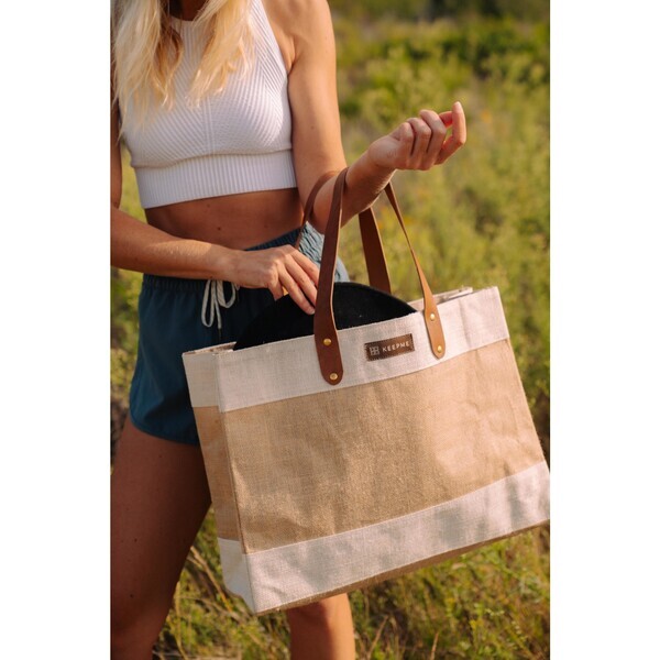 Out of the Woods® Jute Market Tote