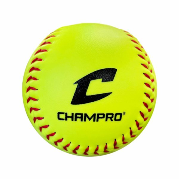 CHAMPRO Optic Yellow Synthetic Leather Softball