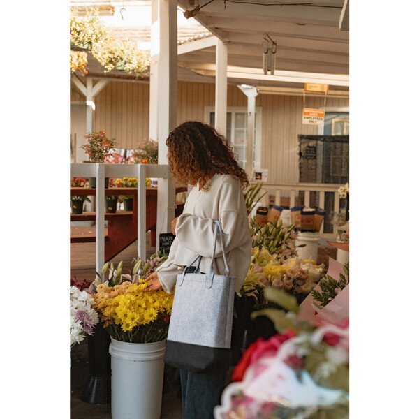 Out of the Woods® Felt Colorblock Tall Tote