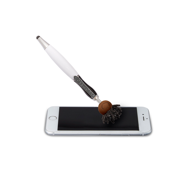 MopToppers Multicultural Screen Cleaner with Stylus Pen- Dark Skin