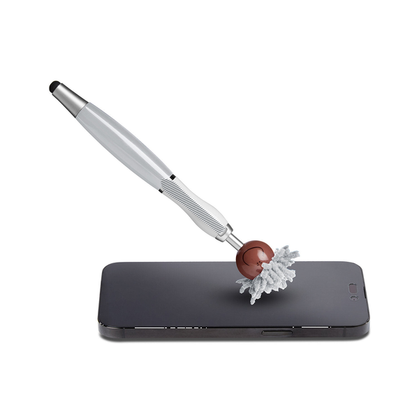 MopToppers Multicultural Screen Cleaner with Stylus Pen- Dark Skin