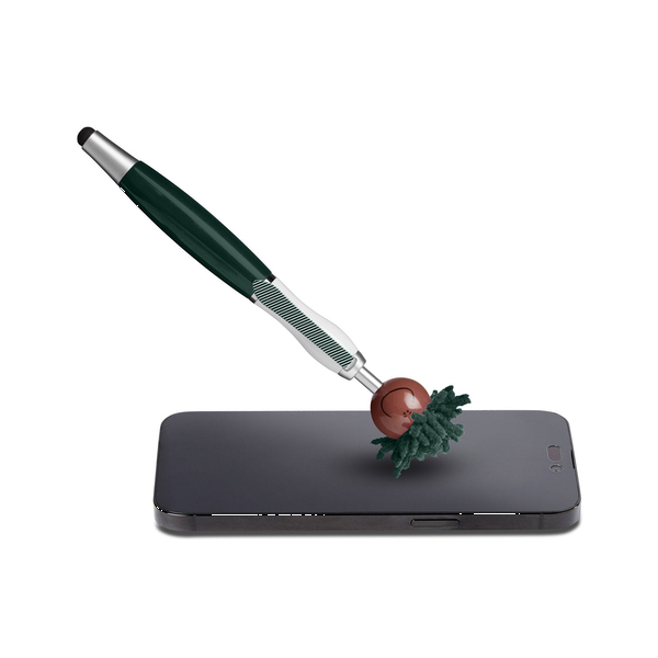 MopToppers Multicultural Screen Cleaner with Stylus Pen- Dark Skin