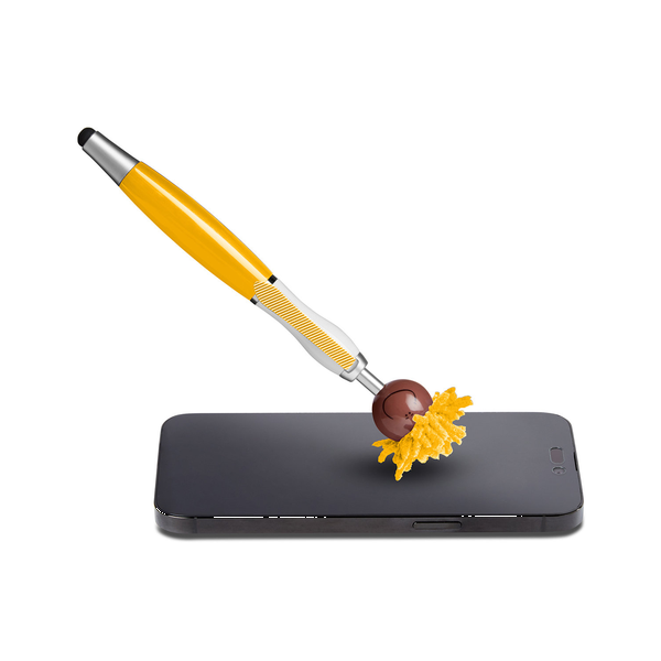 MopToppers Multicultural Screen Cleaner with Stylus Pen- Dark Skin