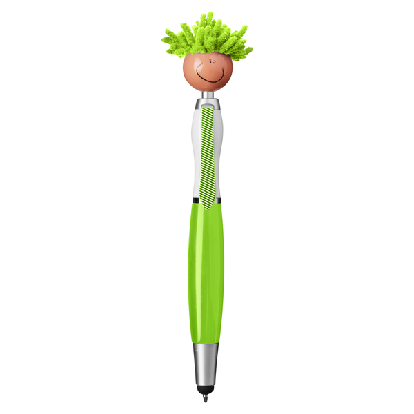 MopToppers Multicultural Screen Cleaner with Stylus Pen- Light Skin