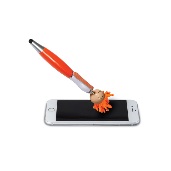 MopToppers Multicultural Screen Cleaner with Stylus Pen- Light Skin