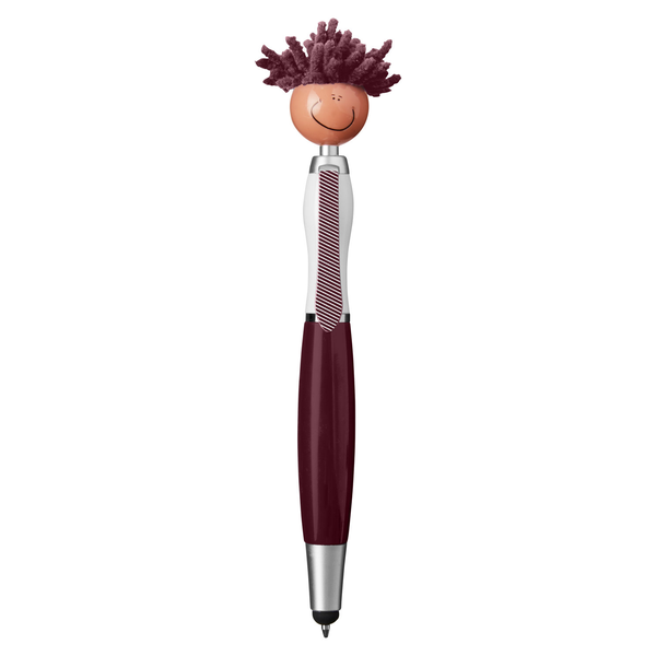 MopToppers Multicultural Screen Cleaner with Stylus Pen- Light Skin