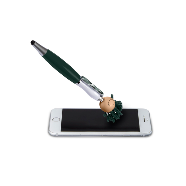 MopToppers Multicultural Screen Cleaner with Stylus Pen- Light Skin