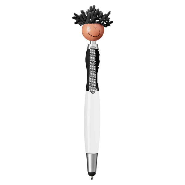 MopToppers Multicultural Screen Cleaner with Stylus Pen- Light Skin