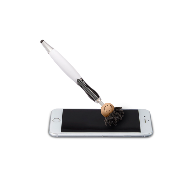 MopToppers Multicultural Screen Cleaner with Stylus Pen- Light Skin