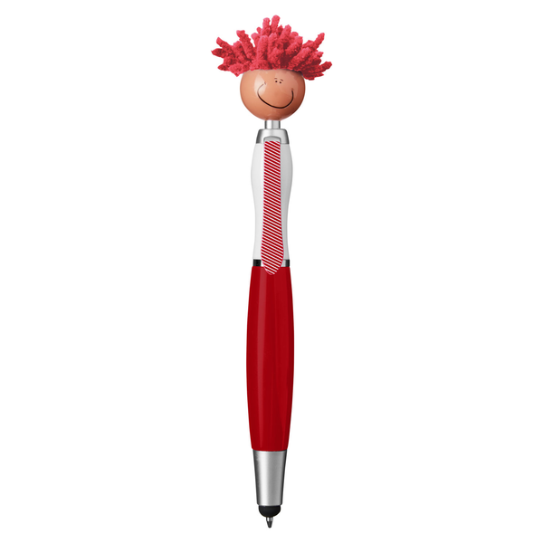 MopToppers Multicultural Screen Cleaner with Stylus Pen- Light Skin