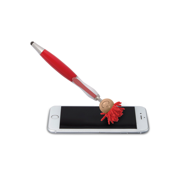 MopToppers Multicultural Screen Cleaner with Stylus Pen- Light Skin