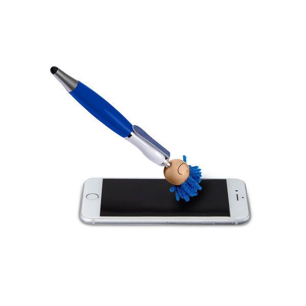 MopToppers Multicultural Screen Cleaner with Stylus Pen- Light Skin