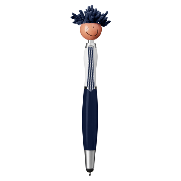 MopToppers Multicultural Screen Cleaner with Stylus Pen- Light Skin