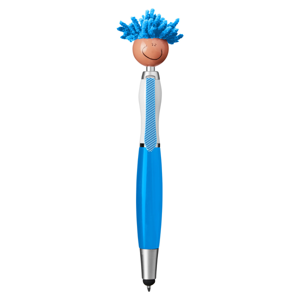 MopToppers Multicultural Screen Cleaner with Stylus Pen- Light Skin
