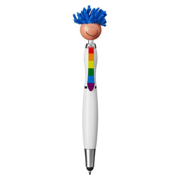 MopToppers Multicultural Screen Cleaner with Stylus Pen- Light Skin