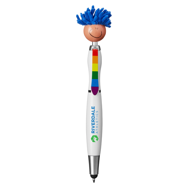 MopToppers Multicultural Screen Cleaner with Stylus Pen- Light Skin