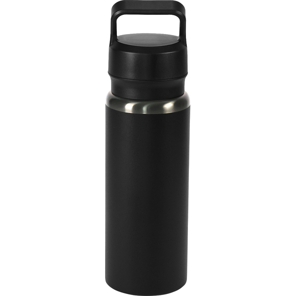 Urban Peak® Dual Top Black Chrome Water Bottle, 28oz.
