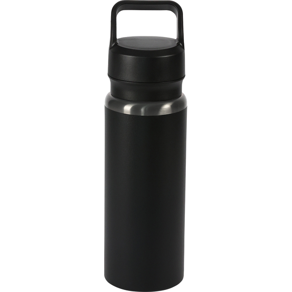 Urban Peak® Dual Top Black Chrome Water Bottle, 28oz.