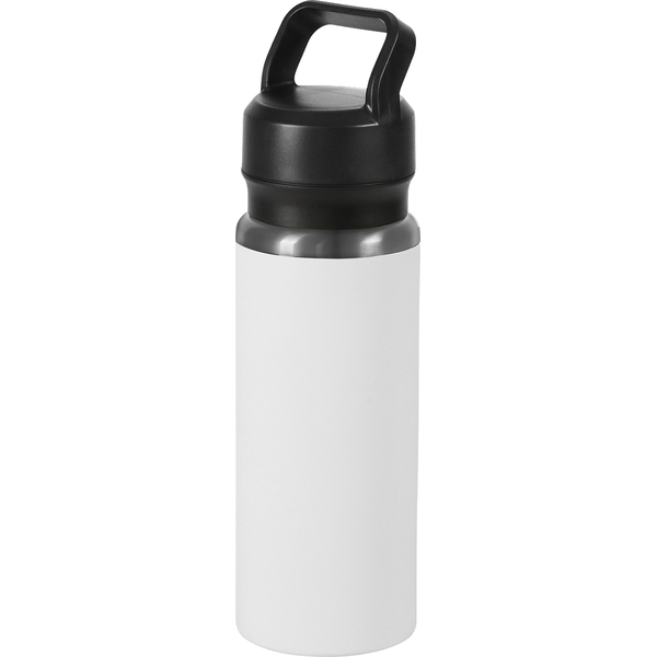 Urban Peak® Dual Top Black Chrome Water Bottle, 28oz.