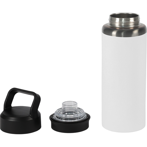 Urban Peak® Dual Top Black Chrome Water Bottle, 28oz.