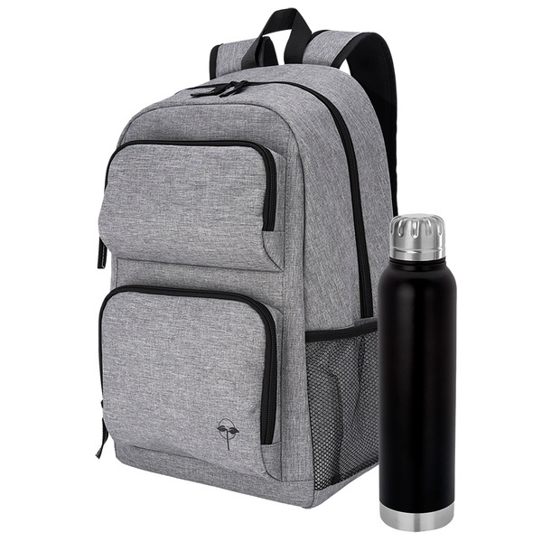 EarthTrendz™ Eco-Friendly Jet Setter Backpack & Bottle Kit
