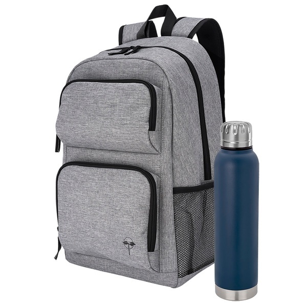 EarthTrendz™ Eco-Friendly Jet Setter Backpack & Bottle Kit