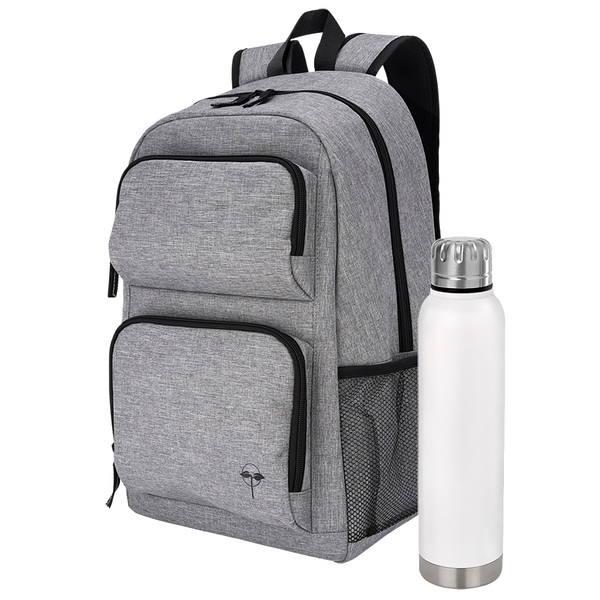 EarthTrendz™ Eco-Friendly Jet Setter Backpack & Bottle Kit