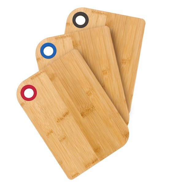 Bamboo Cutting Board with Silicone Ring