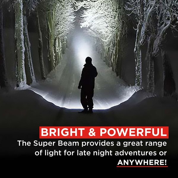 Best Buddy Tools® Rechargeable Super Beam Aluminum Flashlight