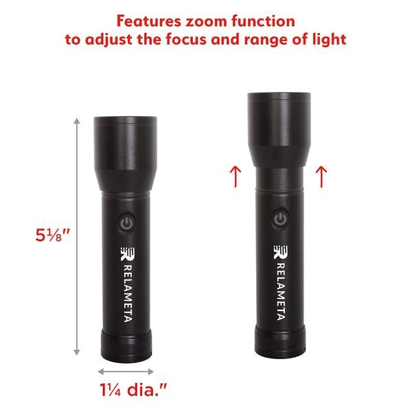 Best Buddy Tools® Rechargeable Super Beam Aluminum Flashlight