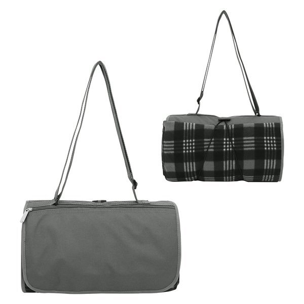 Premium Barrel Fleece Picnic Blanket, 60" x 52-1/2"