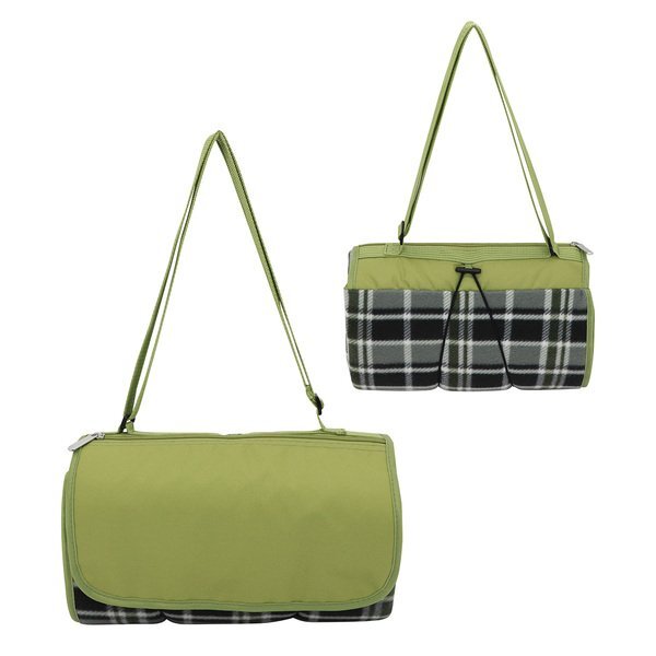 Premium Barrel Fleece Picnic Blanket, 60" x 52-1/2"