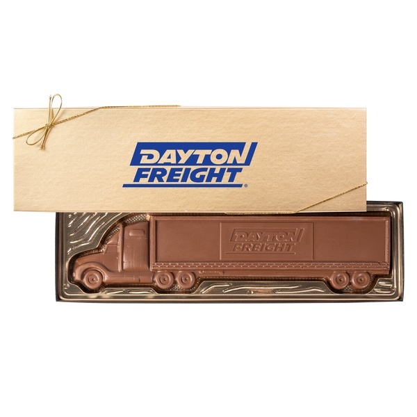 Chocolate Tractor Trailer in Gift Box, 1 lb.