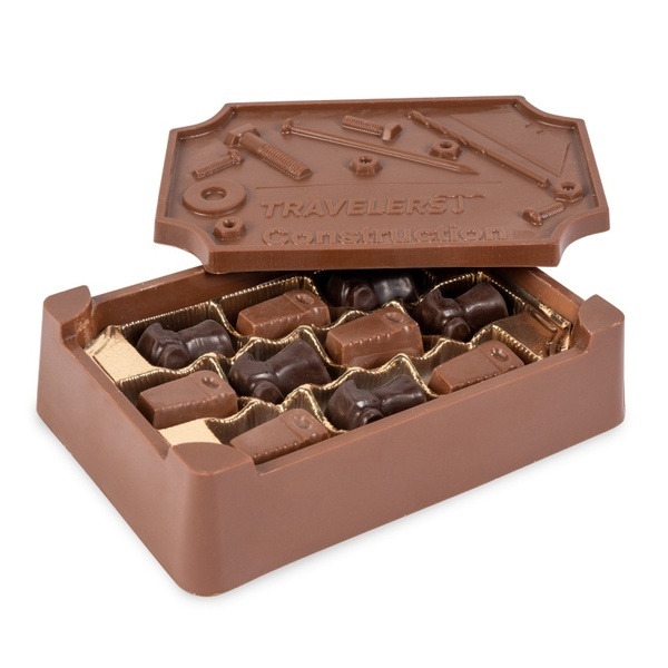 Large Chocolate Toolbox Gift Box