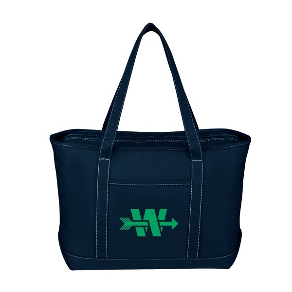 Large Starboard Cotton Canvas Tote Bag
